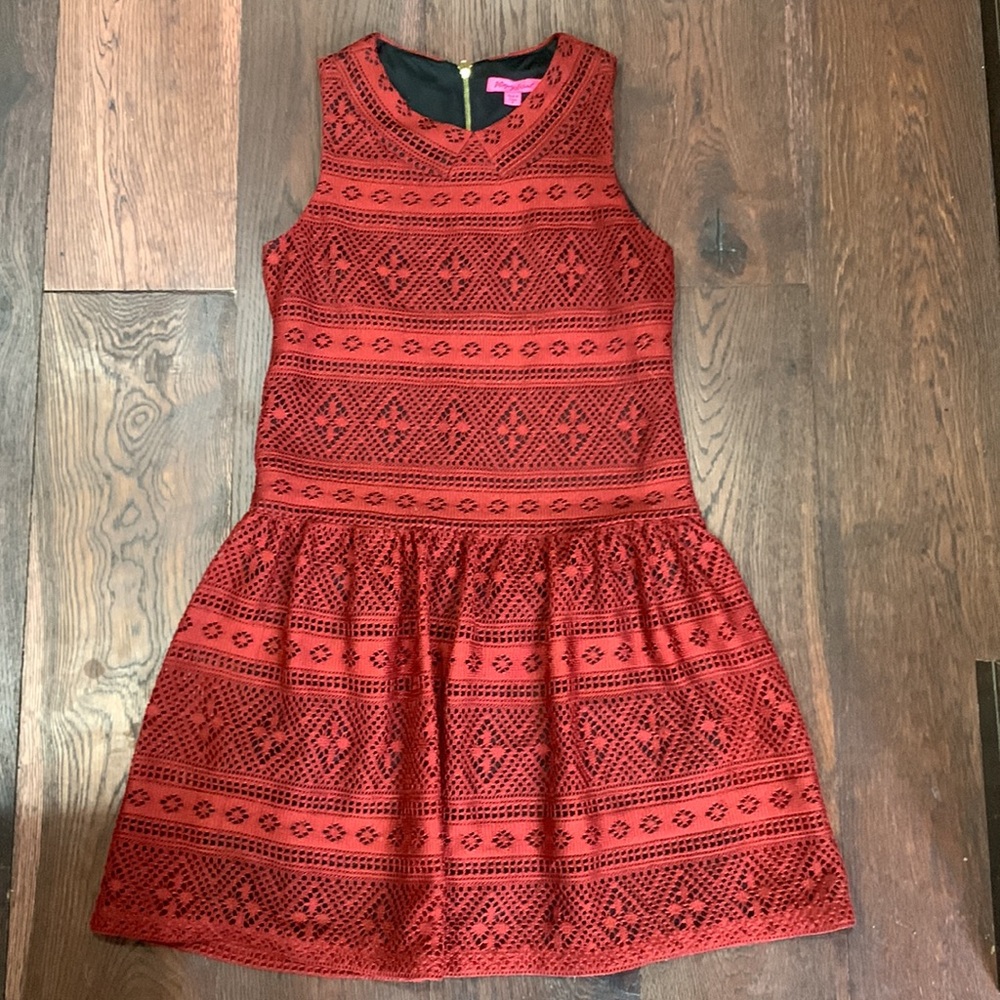 Vintage Betsey Johnson crochet dress